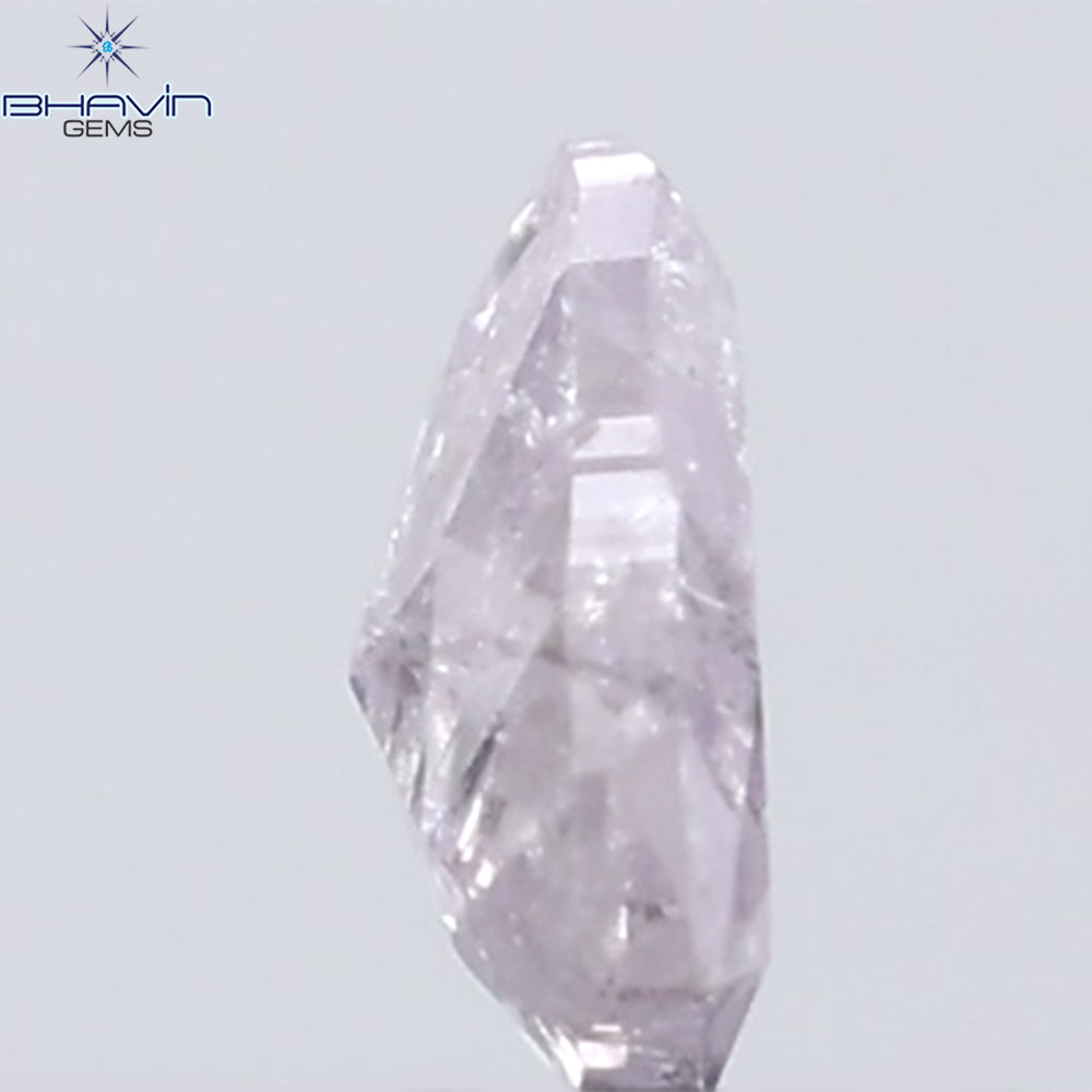 0.24 CT Heart Diamond Natural Pink Color I3 Clarity (4.43 MM)