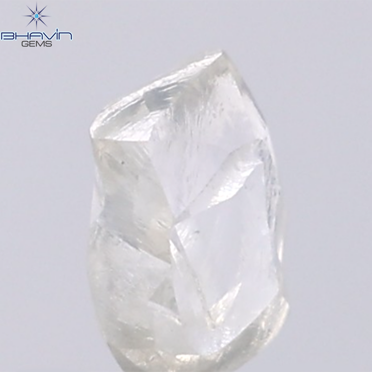 1.01 CT Natural Rough Diamond White Color Clarity VS (6.46 MM)