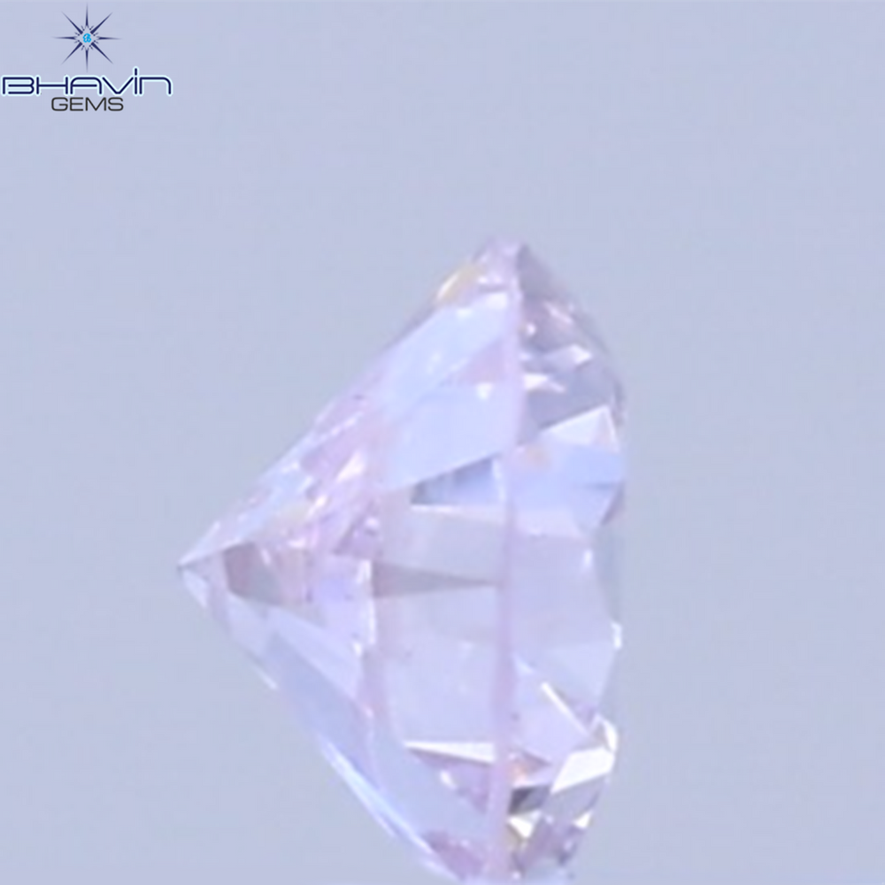0.03 CT Natural Round Diamond Pink Color Clarity VS (1.90 MM)