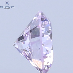 0.07 CT Natural Round Diamond Pink Color Clarity VS2 (2.6 MM)