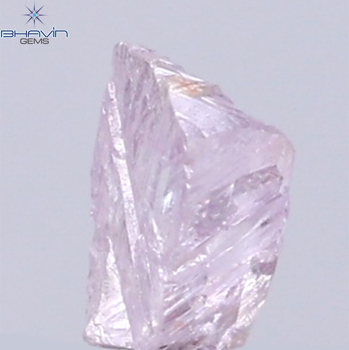 0.43 CT Natural Rough Diamond Pink Color Clarity I1 (4.76 MM)