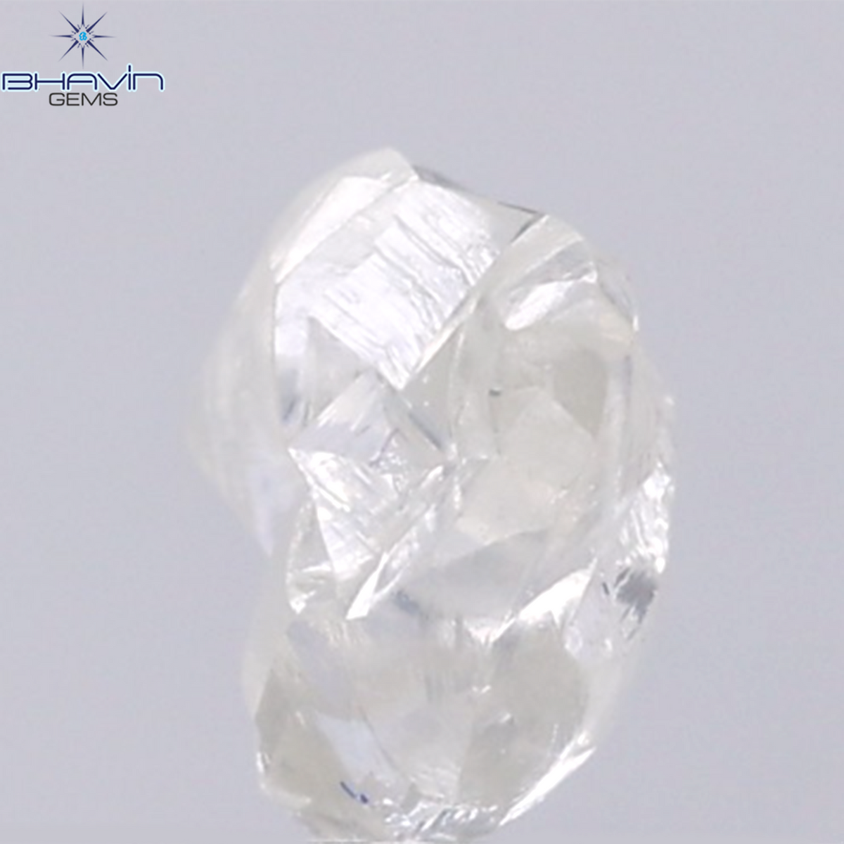 1.38 CT Natural Rough Diamond White Color Clarity VS (6.95 MM)