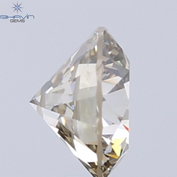 0.18 CT ラウンド ローズ カット シェイプ 天然ダイヤモンド ピンク色 I2 クラリティ (3.86 MM)