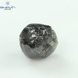 0.81 CT Rough Shape Natural Diamond Salt And Pepper Color I3 Clarity (4.85 MM)