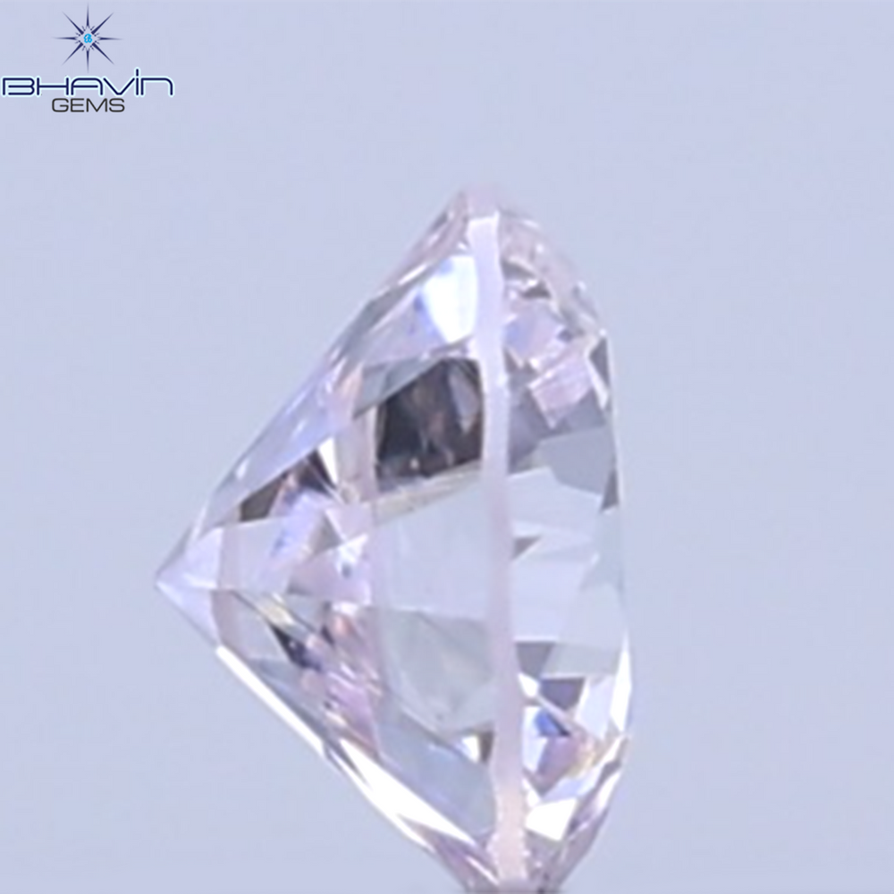 0.04 CT Natural Round Diamond Pink Color Clarity SI (2.0 MM)