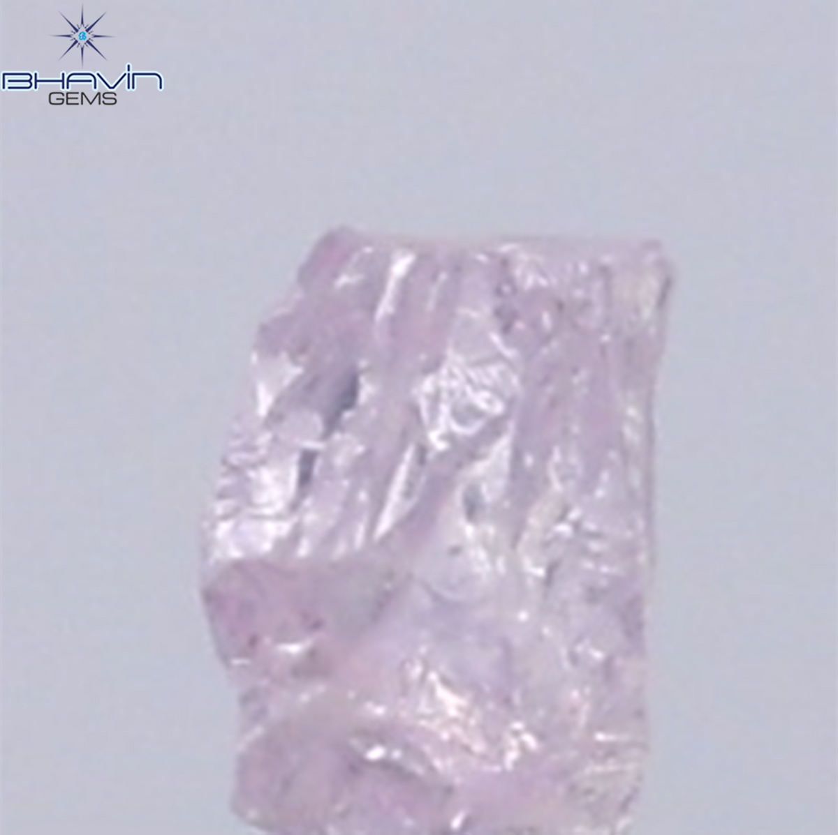 0.08 CT Natural Rough Diamond Pink Color Clarity VS (2.91 MM)