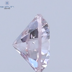 0.04 CT Natural Round Diamond Pink Color Clarity SI (2.00 MM)