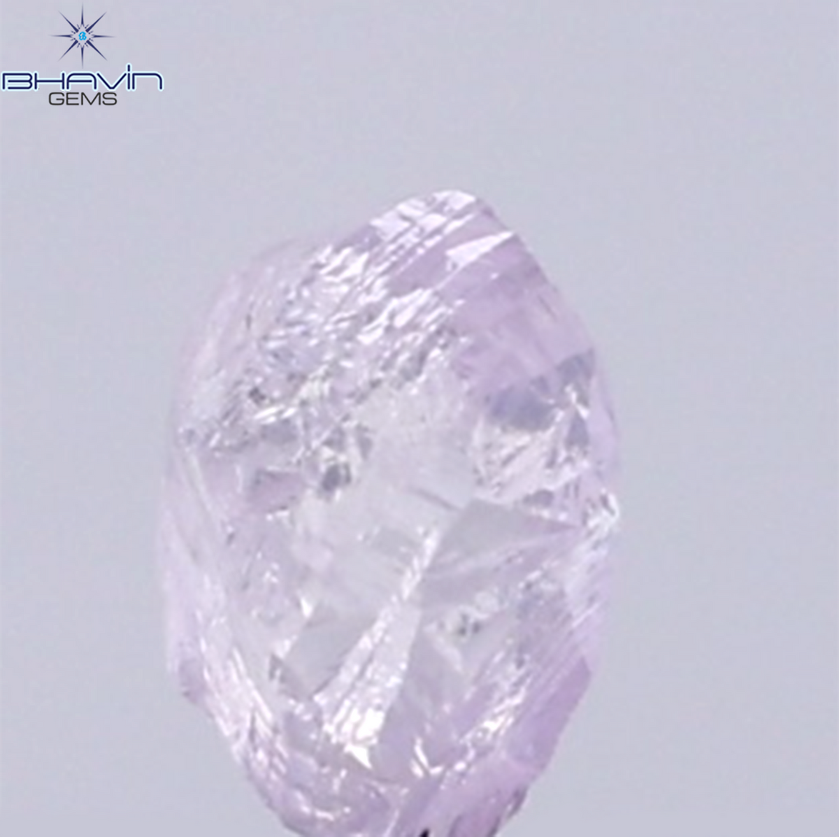 0.28 CT Natural Rough Diamond Pink Color Clarity VS (4.00 MM)