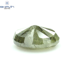 1.22 CT Oval Shape Natural Loose Diamond Green Color I3 Clarity (7.43 MM)