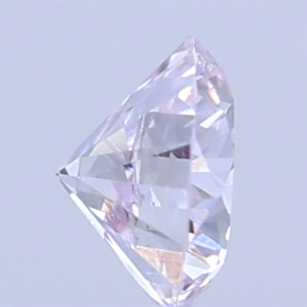 0.06 CT Natural Round Diamond Pink Color Clarity SI (2.4 MM)