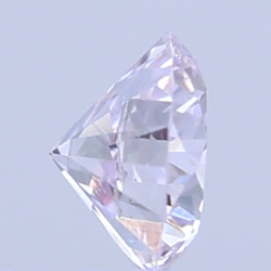0.06 CT Natural Round Diamond Pink Color Clarity SI (2.4 MM)