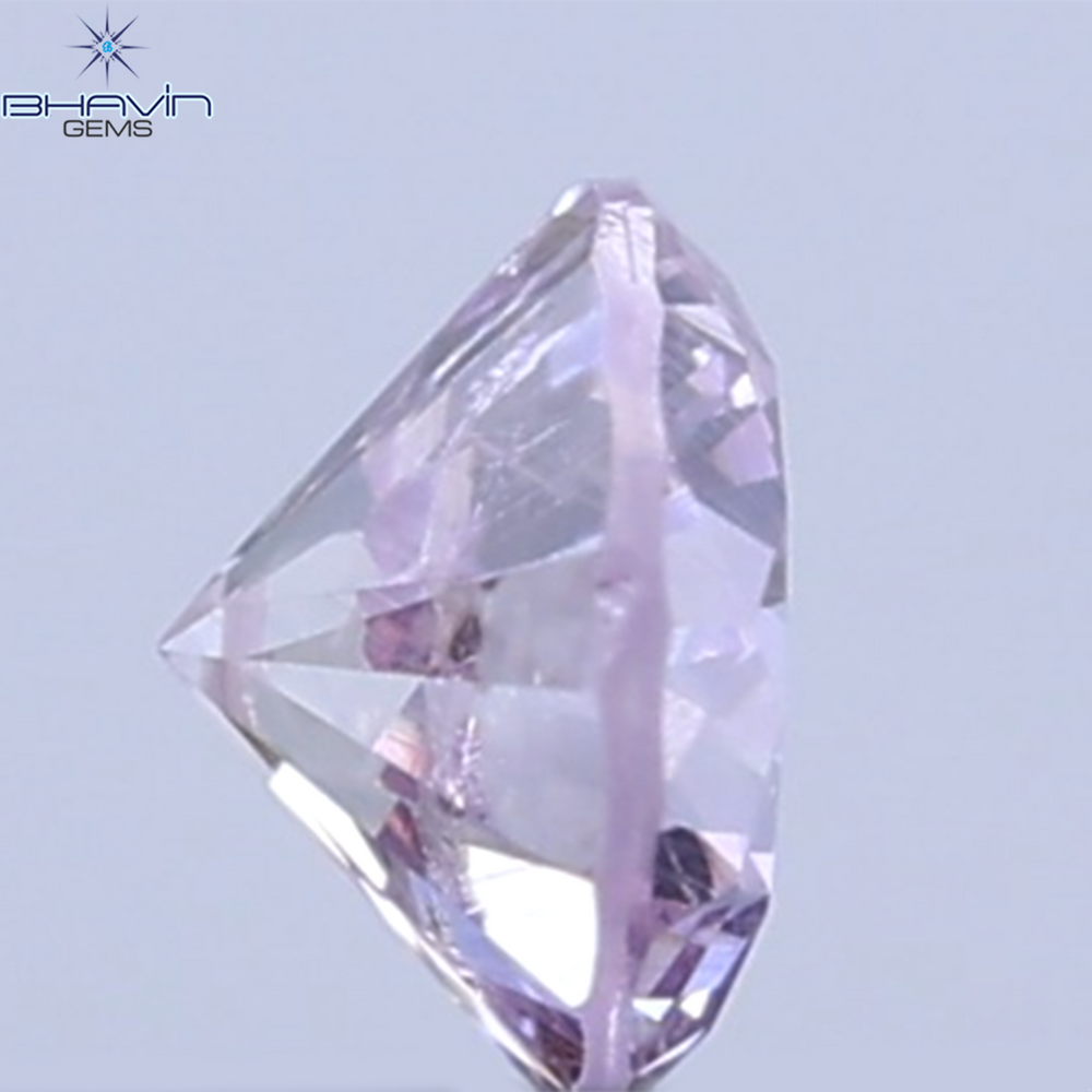 0.07 CT Natural Round Diamond Pink Color Clarity SI2 (2.6 MM)