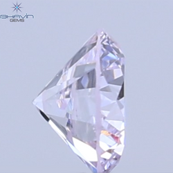 0.05 CT Natural Round Diamond Pink Color Clarity SI (2.3 MM)