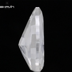 1.00 CT Natural Pear Diamond White Milky Color Clarity I3 (8.31 MM)