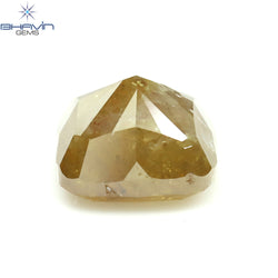 1.42 CT Cushion Diamond Natural Loose Diamond Orange Yellow Color I3 Clarity (5.93 MM)