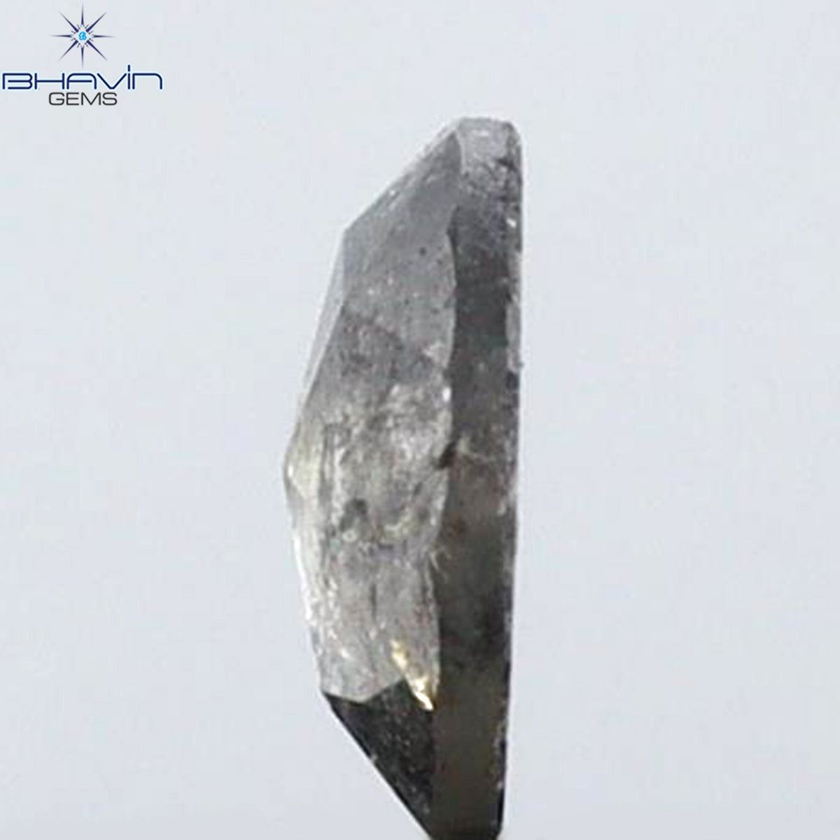 0.29 CT ラウンド ローズカット 天然ダイヤモンド ソルト＆ペーパーカラー I3 クラリティ (4.70 MM)