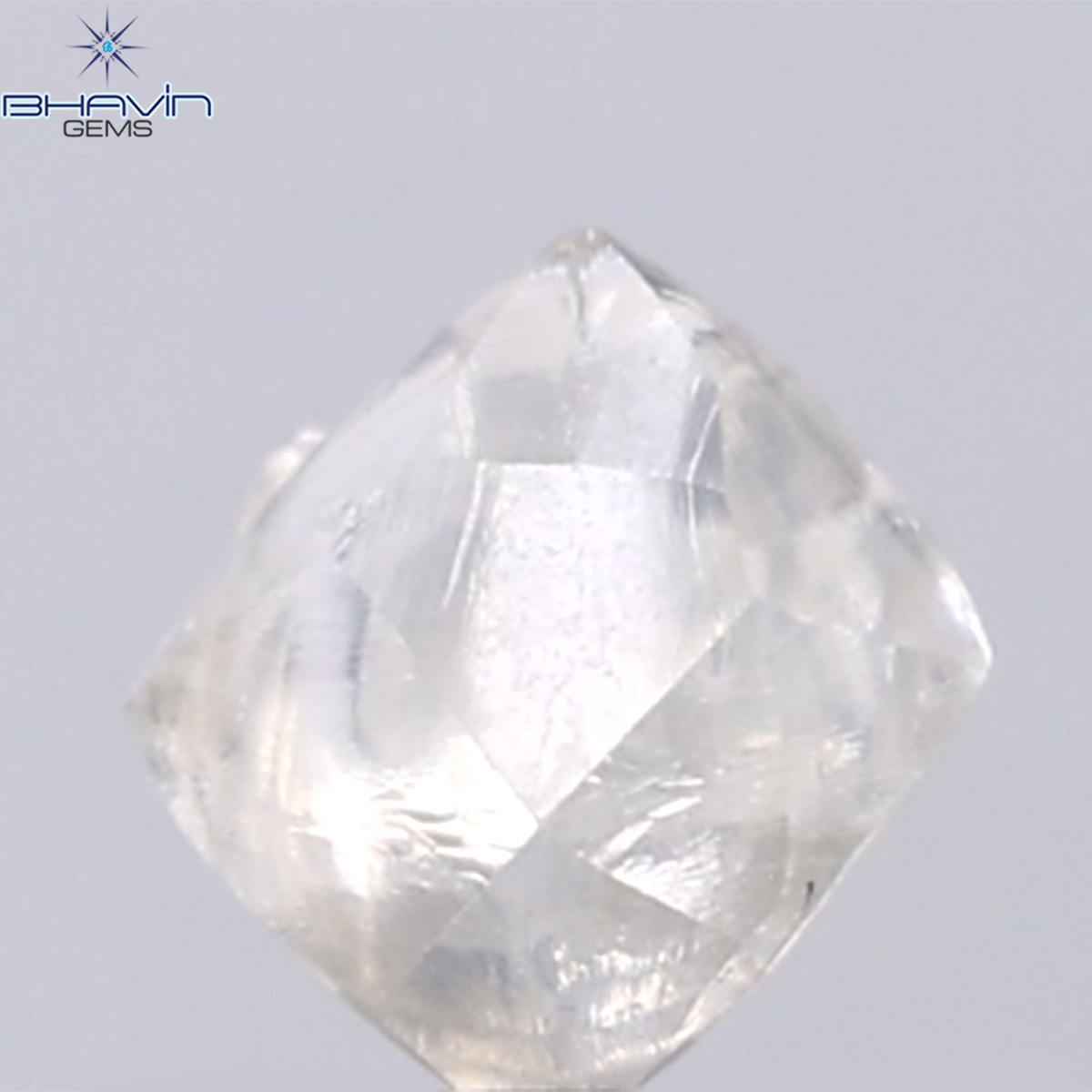 0.98 CT Natural Rough Diamond White Color Clarity VS (5.87 MM)