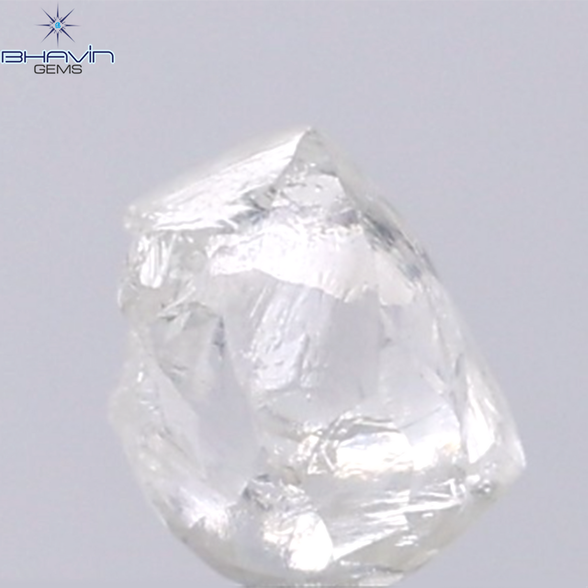 0.93 CT Natural Rough Diamond White Color Clarity VS (5.33 MM)