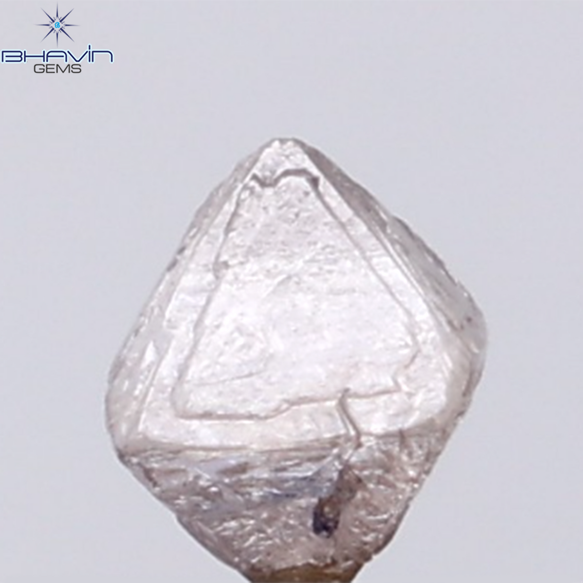 0.99 CT Natural Rough Diamond Pink Color Clarity SI (5.00 MM)