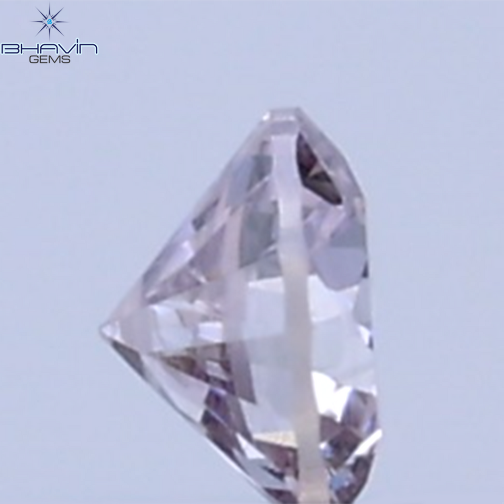 0.02 CT Natural Round Diamond Pink Color Clarity SI (1.60 MM)