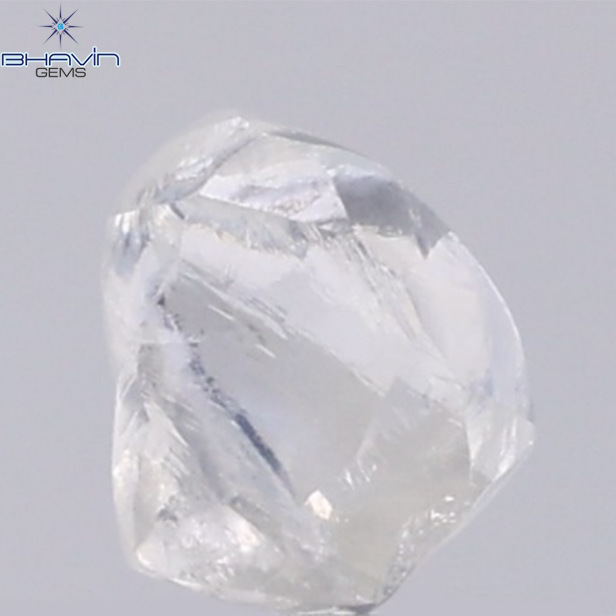 1.07 CT Natural Rough Diamond White Color Clarity VS (5.98 MM)