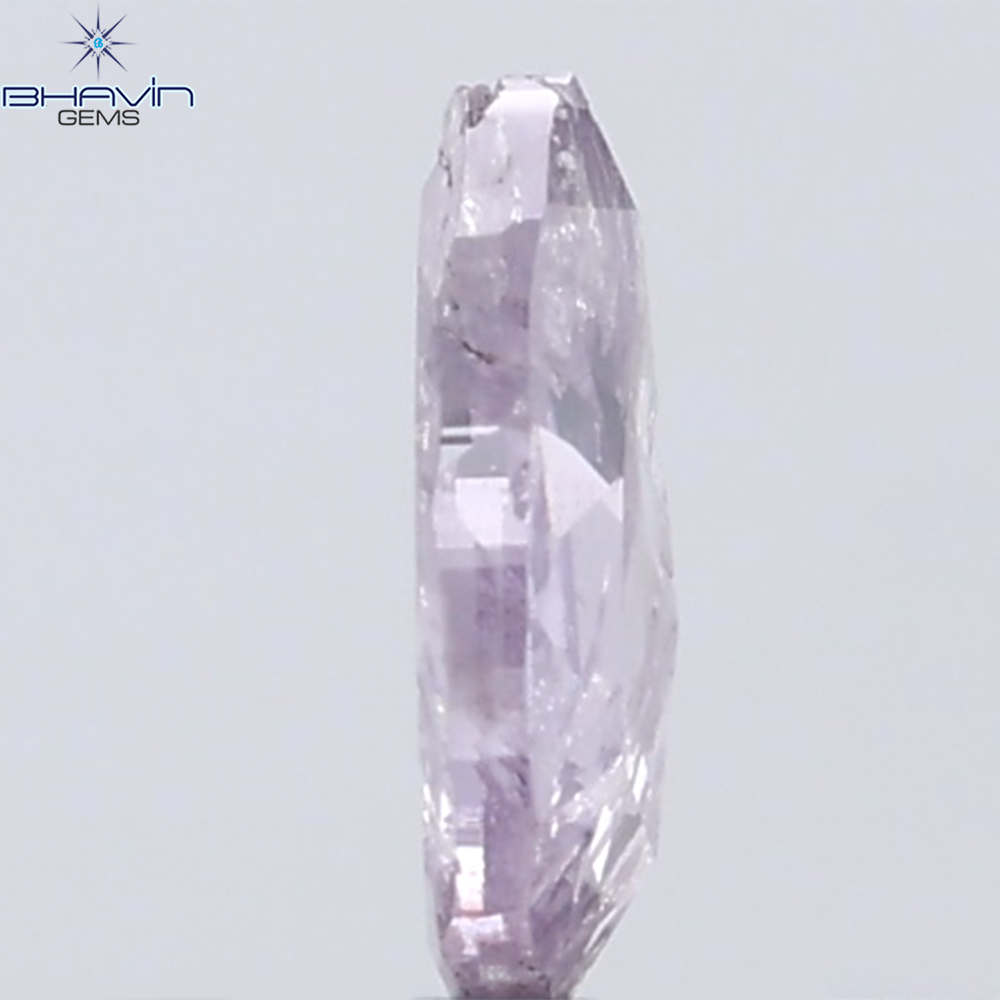0.32 CT Pear Diamond Natural Pink Color I3 Clarity (5.51 MM)