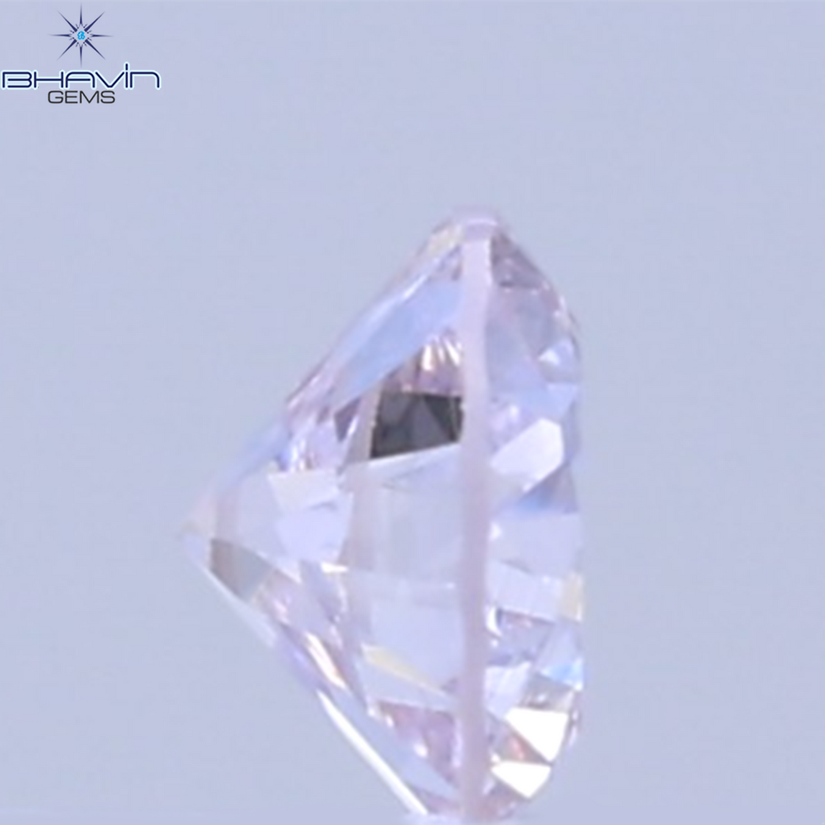 0.03 CT Natural Round Diamond Pink Color Clarity SI1 (1.9 MM)