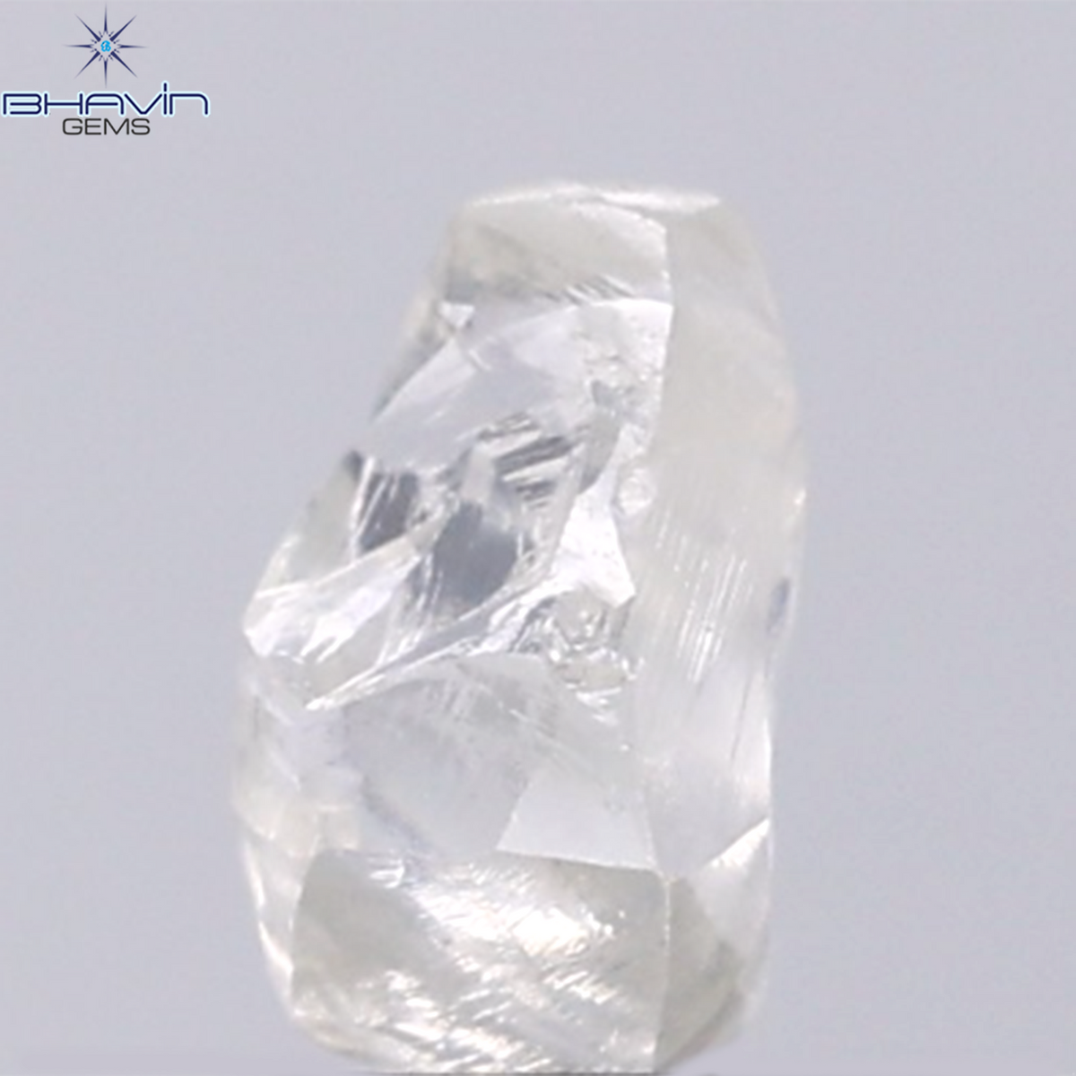 0.99 CT Natural Rough Diamond White Color Clarity VS (6.00 MM)
