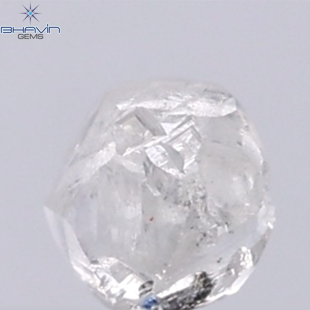 0.91 CT Natural Rough Diamond White Color Clarity SI (5.62 MM)