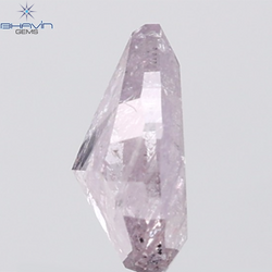 GIA Certified 2.35 CT Pear Diamond Natural Brownish Purplish Pink Color (10.14 MM)