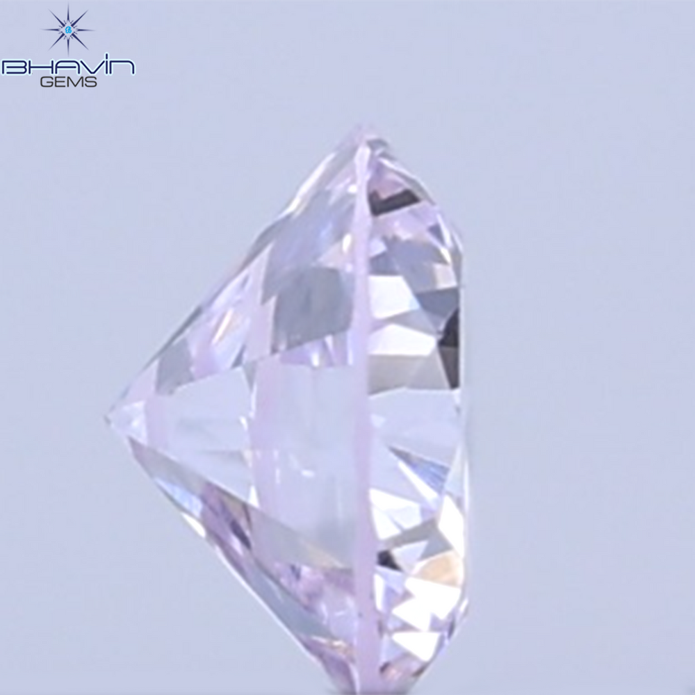 0.05 CT Natural Round Diamond Pink Color Clarity VS1 (2.3 MM)