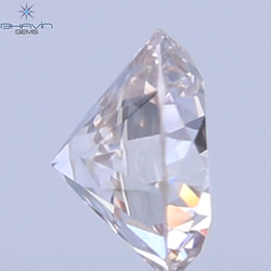 0.09 CT Natural Round Diamond Pink Color Clarity VS2 (2.80 MM)