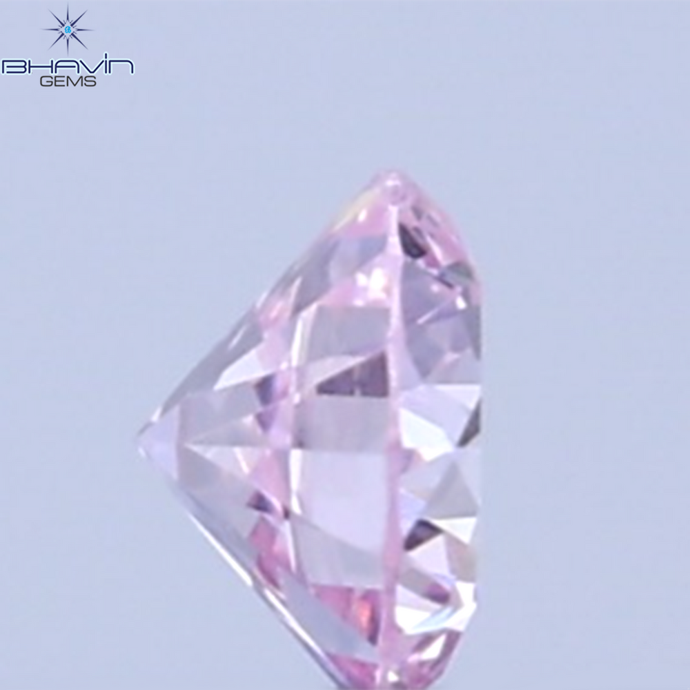 0.03 CT Natural Round Diamond Pink Color Clarity VS1 (1.90 MM)