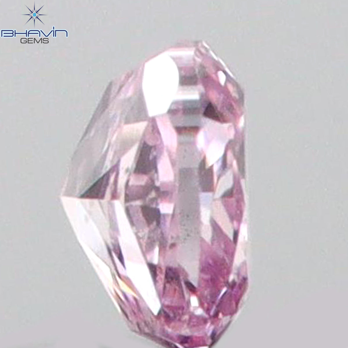 0.03 CT Natural Cushion Diamond Intense Pink Color Clarity SI2 (1.86 MM)