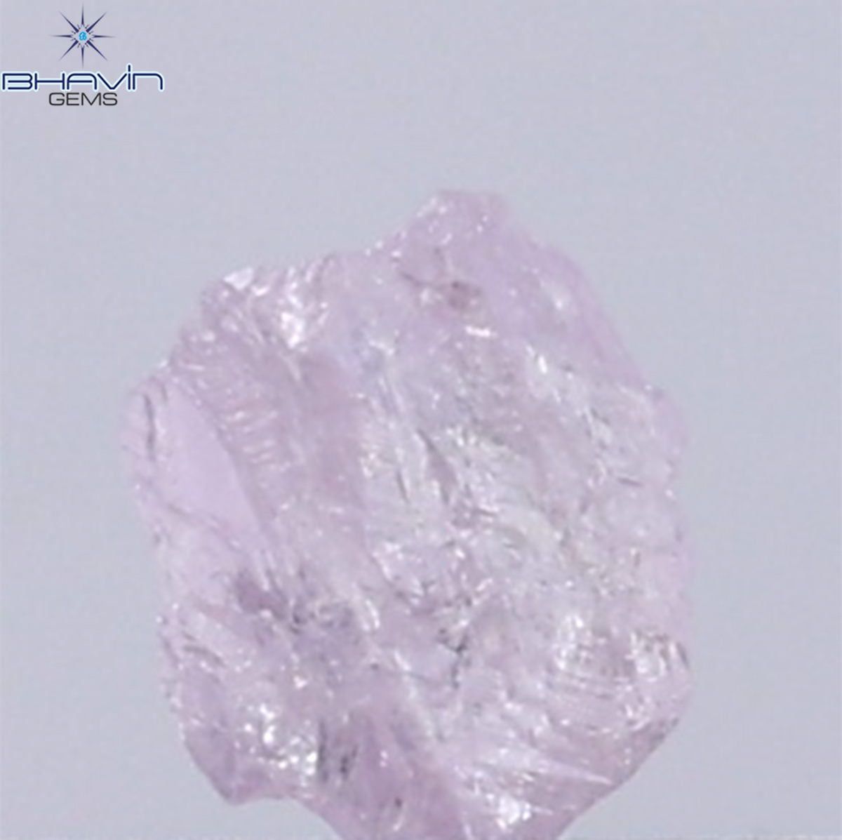 0.22 CT Natural Rough Diamond Pink Color Clarity I1 (3.92 MM)