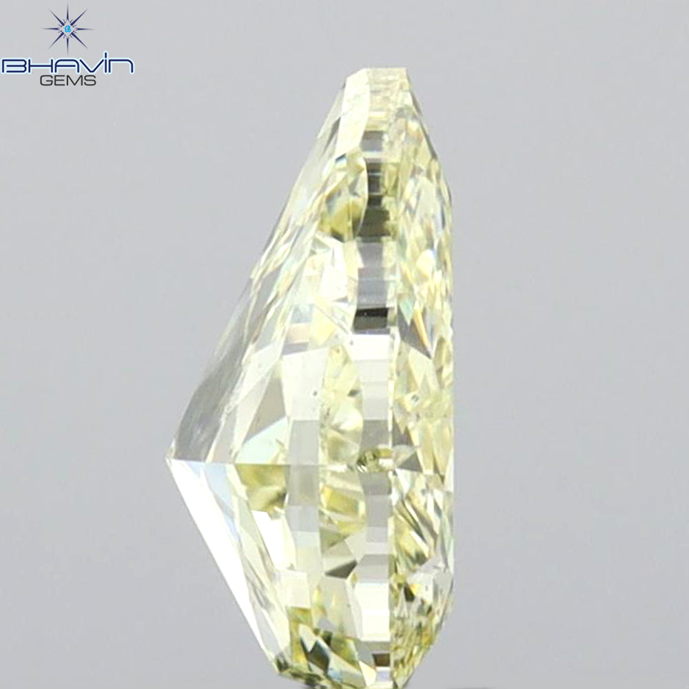 GIA認定 1.27 CT クッションダイヤモンド イエローカラー 天然ダイヤモンド VS1 クラリティ (5.97 MM)