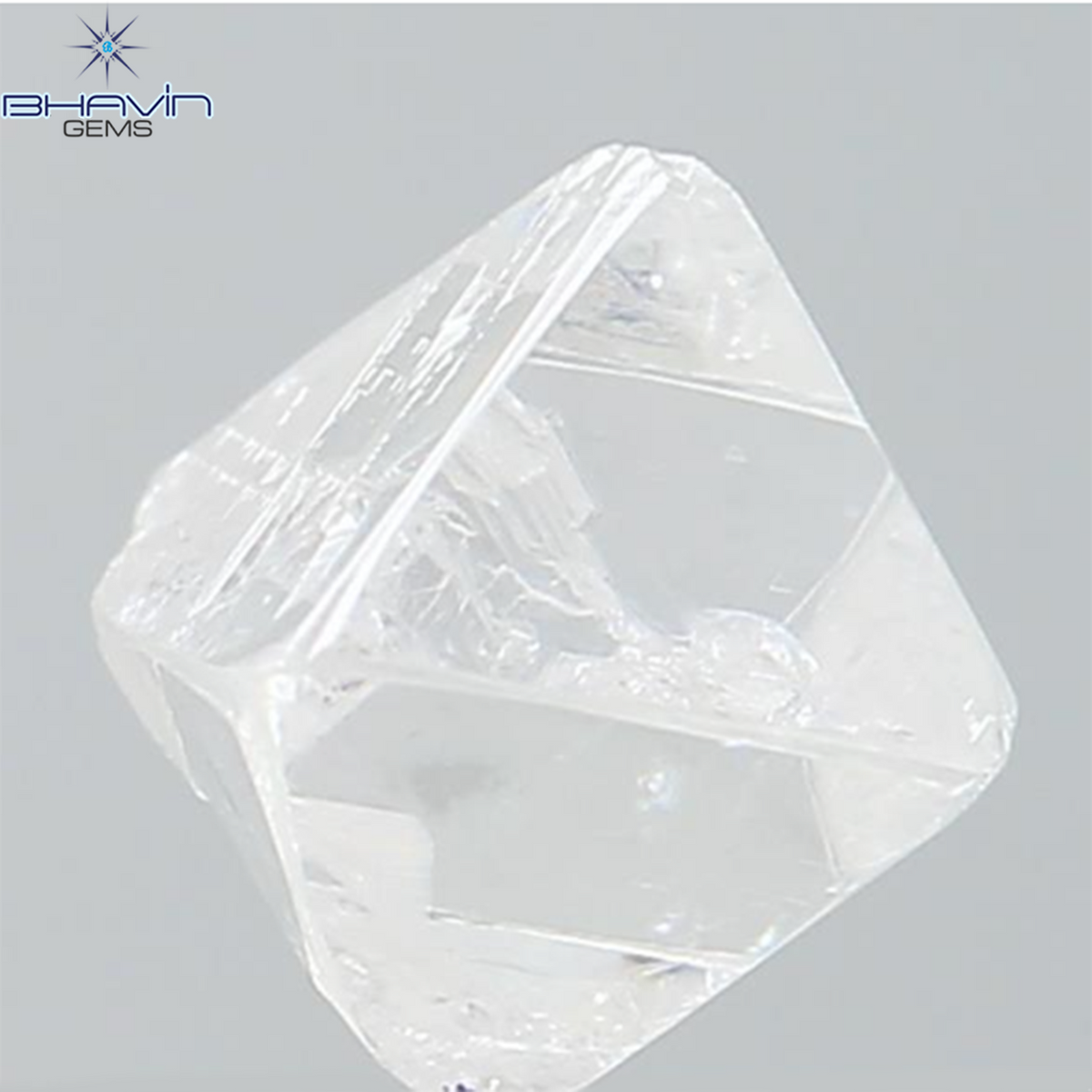 1.22 CT Natural Rough Diamond Pink Color Clarity VS (6.12 MM)