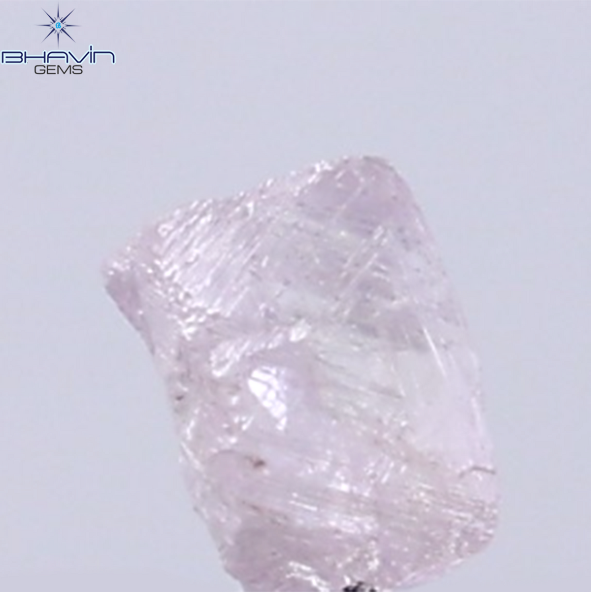 0.24 CT Natural Rough Diamond Pink Color Clarity I1 (3.36 MM)