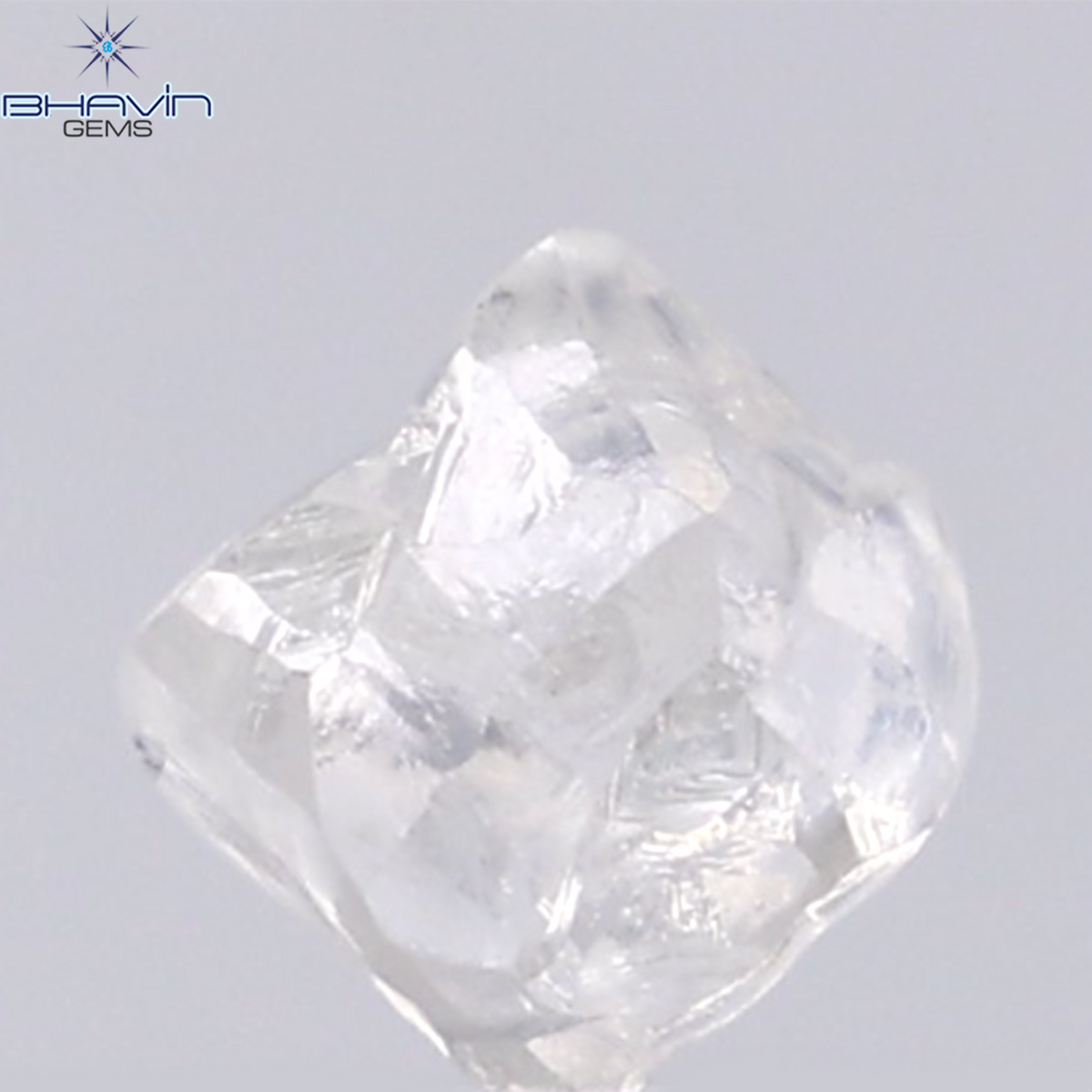 1.62 CT Natural Rough Diamond White Color Clarity VS (6.46 MM)