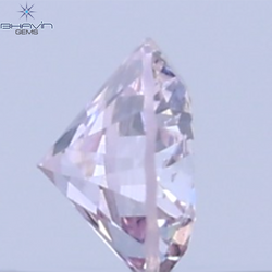 0.07 CT Natural Round Diamond Pink Color Clarity VS2 (2.36 MM)