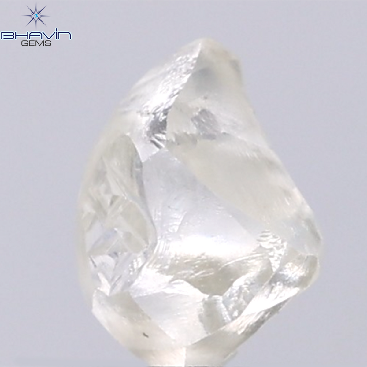 1.21 CT Natural Rough Diamond White Color Clarity VS (7.46 MM)