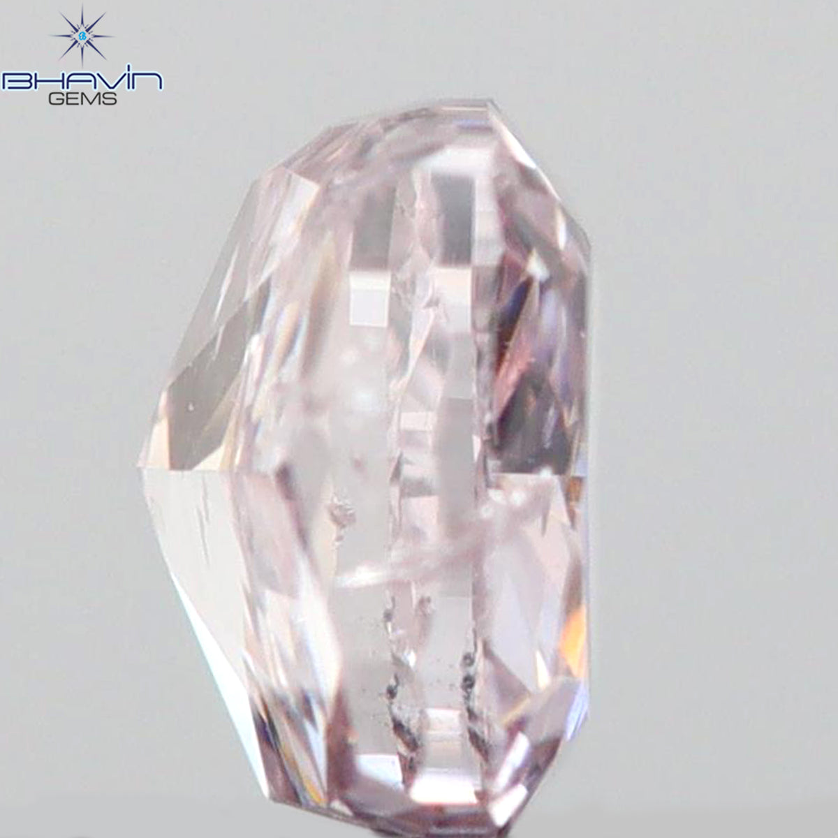 0.05 CT クッションシェイプ 天然ダイヤモンド ピンク色 I1 クラリティ (2.11 MM)