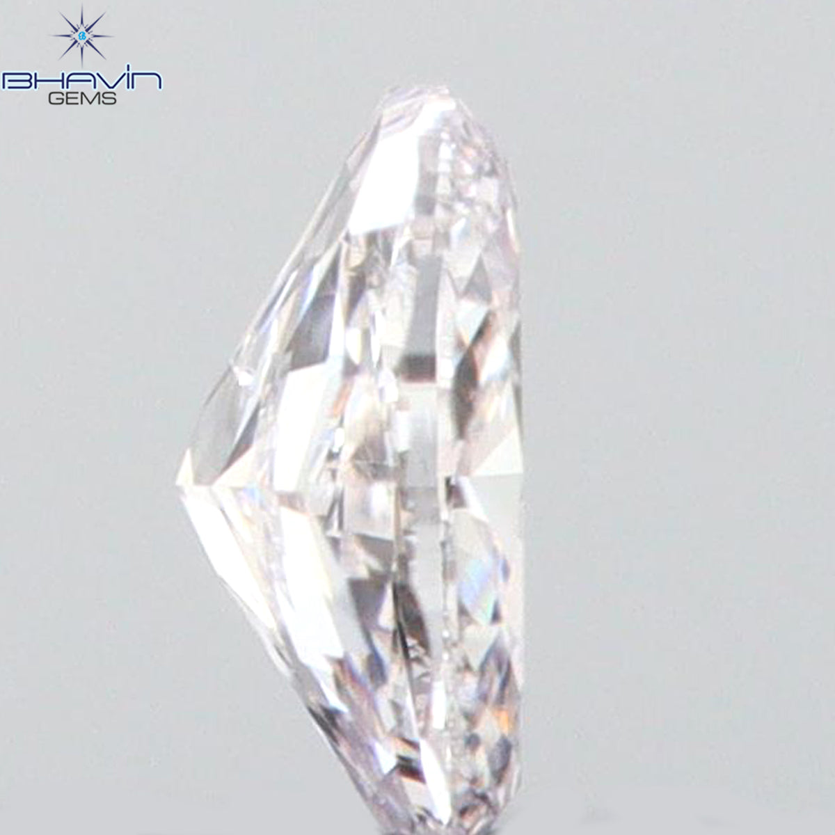 0.08 CT Natural Oval Diamond Pink Color Clarity SI1 (3.32 MM)