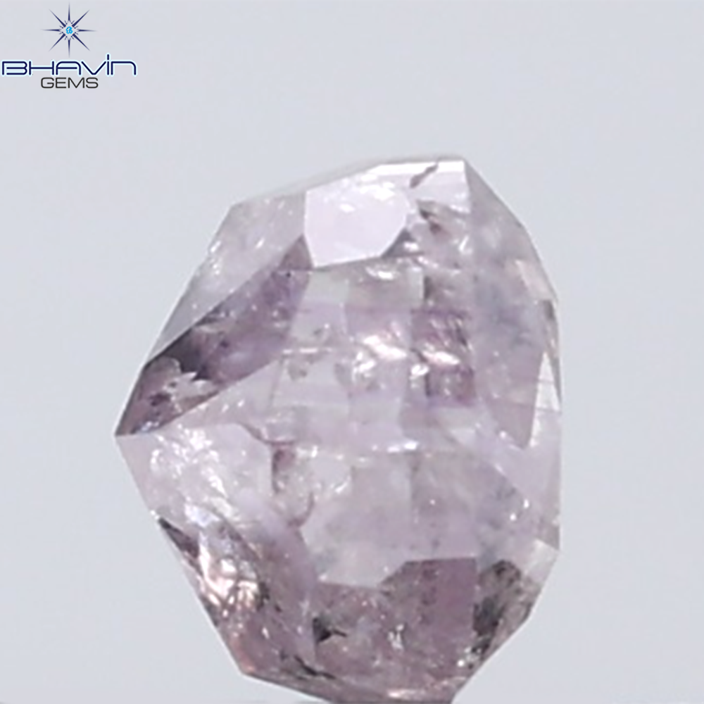 0.35 CT Cushion Diamond Natural Pink Color I3 Clarity (3.76 MM)
