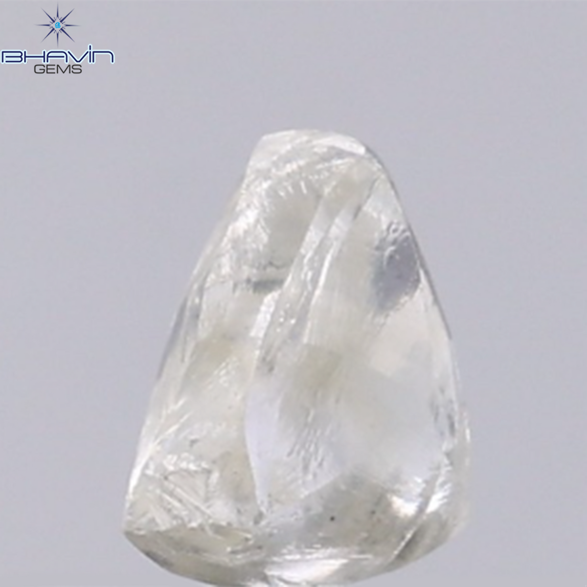 1.02 CT Natural Rough Diamond White Color Clarity VS (6.55 MM)