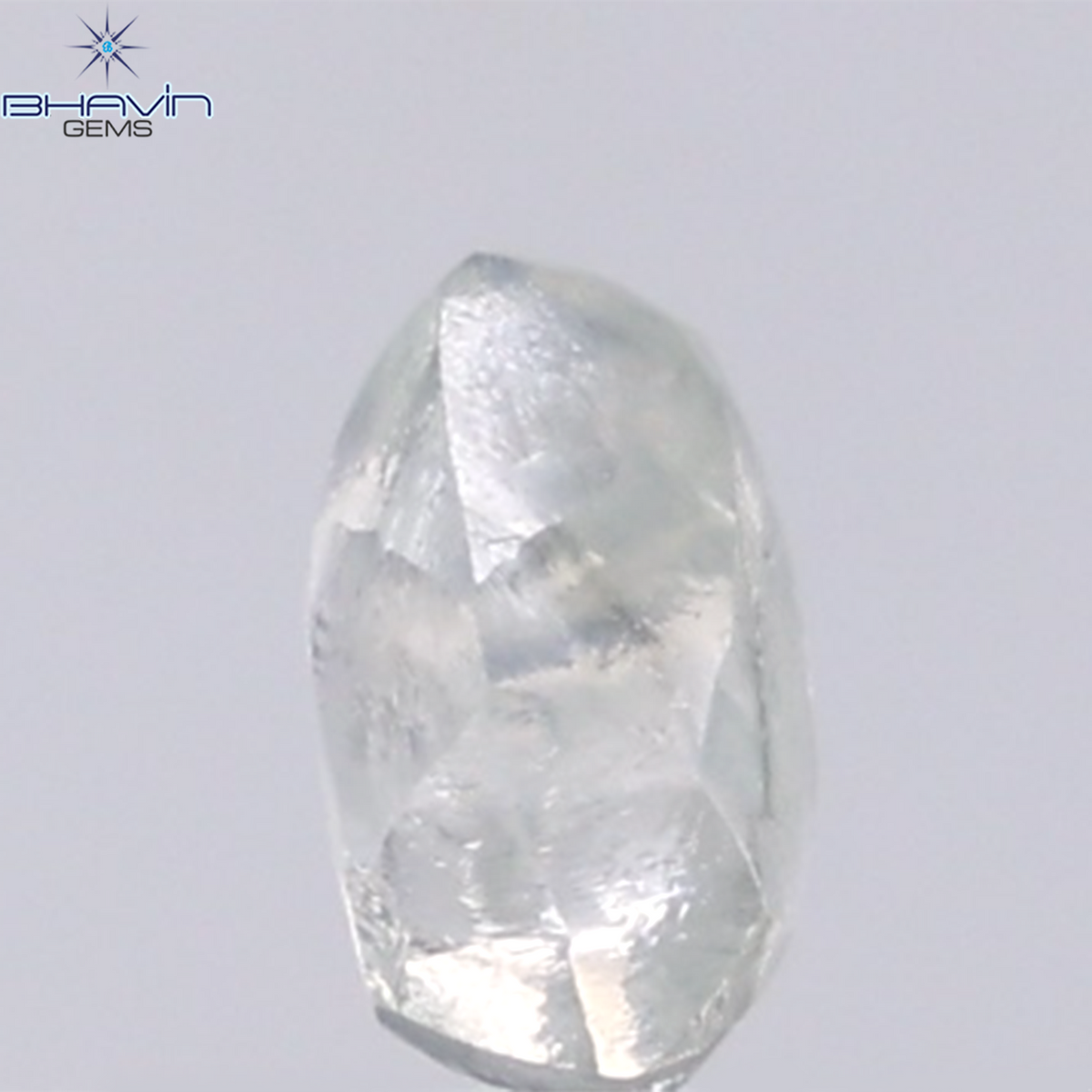 1.13 CT Natural Rough Diamond Green Color Clarity VS (6.58 MM)