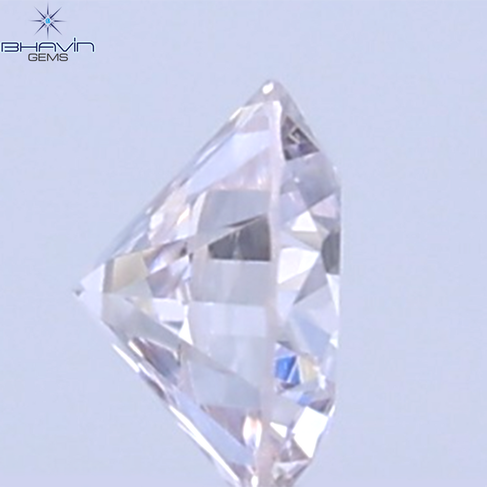 0.05 CT Natural Round Diamond Pink Color Clarity VS2 (2.3 MM)