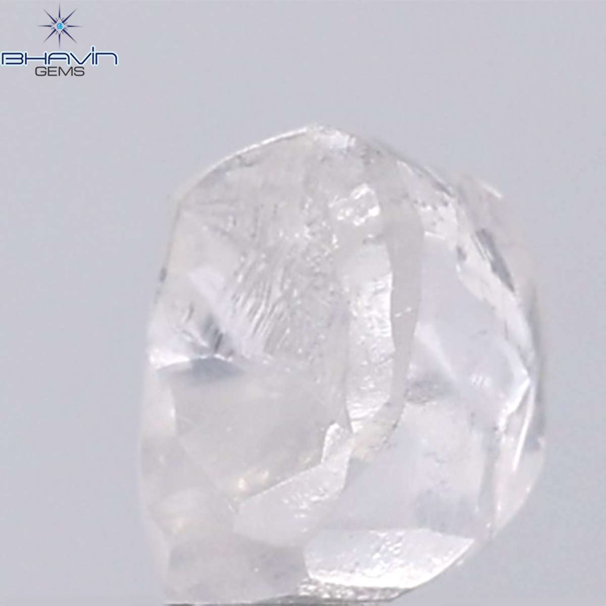0.92 CT Natural Rough Diamond White Color Clarity VS (5.88 MM)
