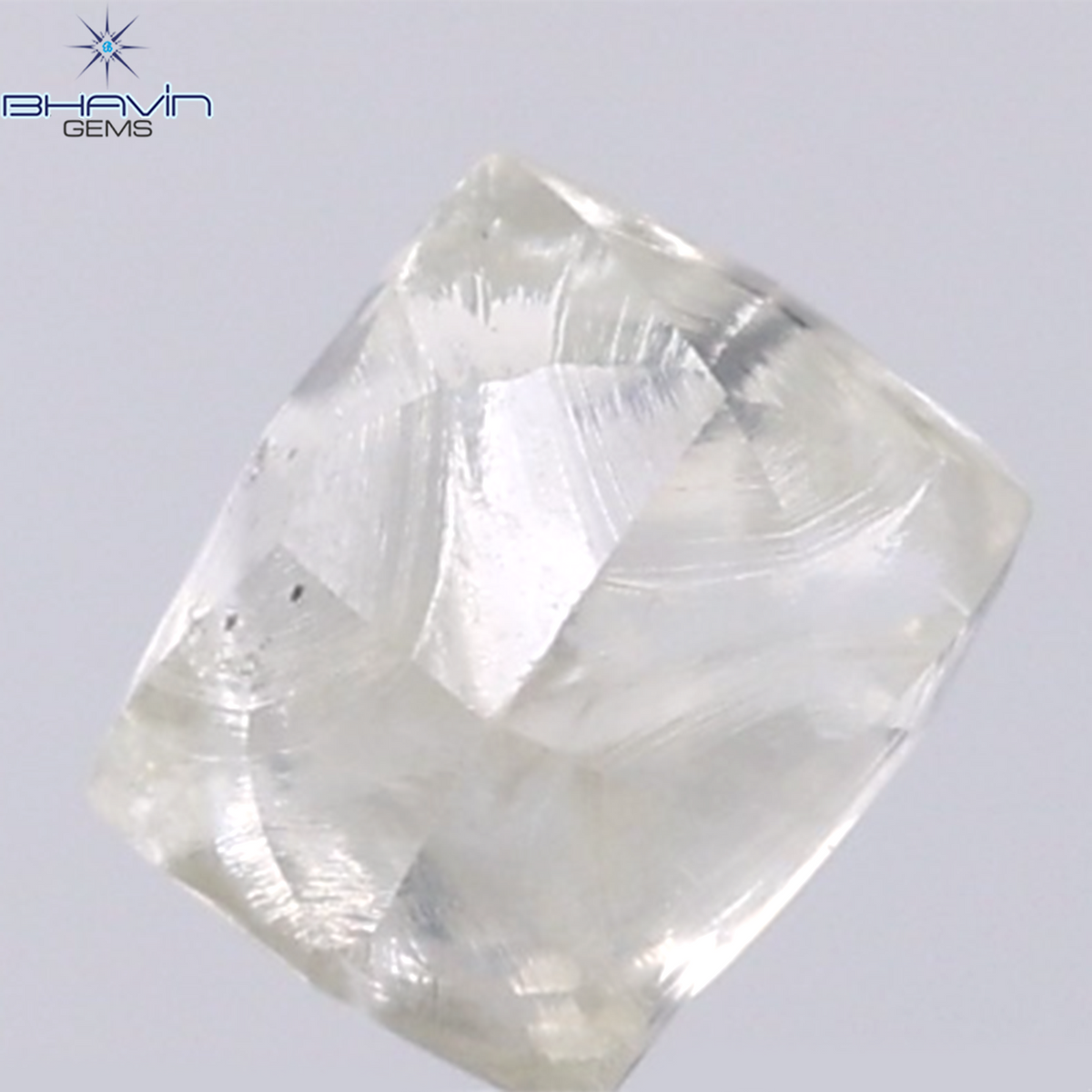 1.77 CT Natural Rough Diamond White Color Clarity VS (6.55 MM)