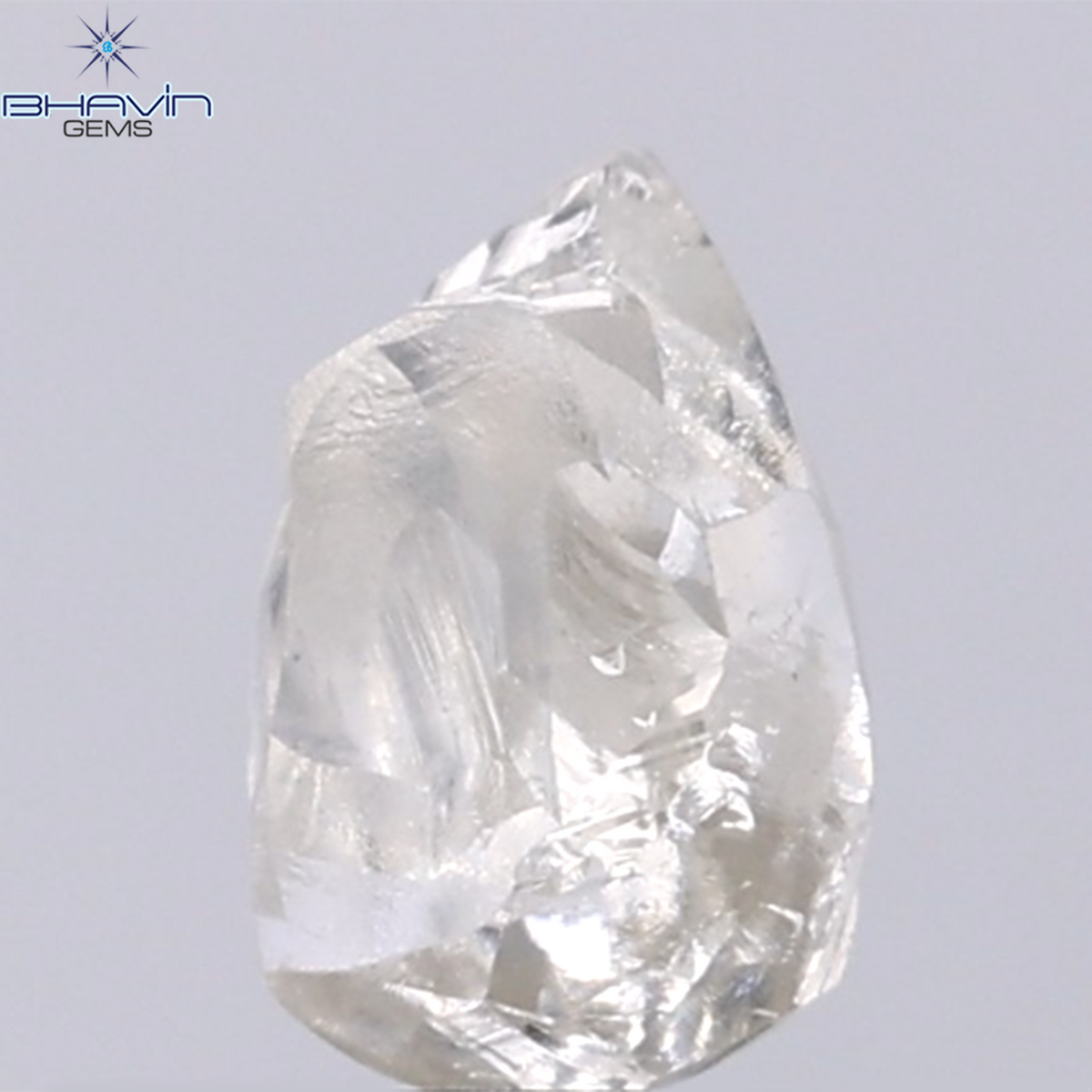 1.42 CT Natural Rough Diamond White Color Clarity VS (7.34 MM)